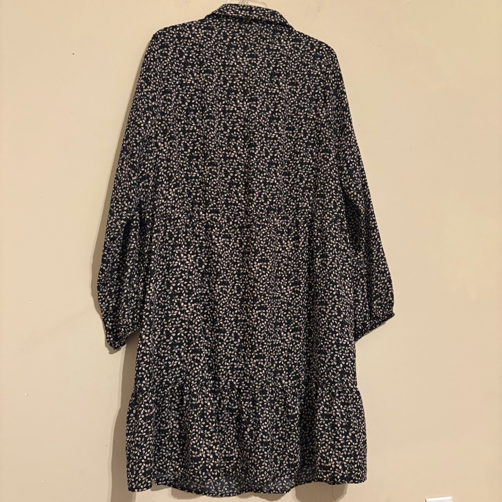 DRAPER JAMES RSVP Button-Front Knot-Waist Dress Size 1X - Picture 11 of 16